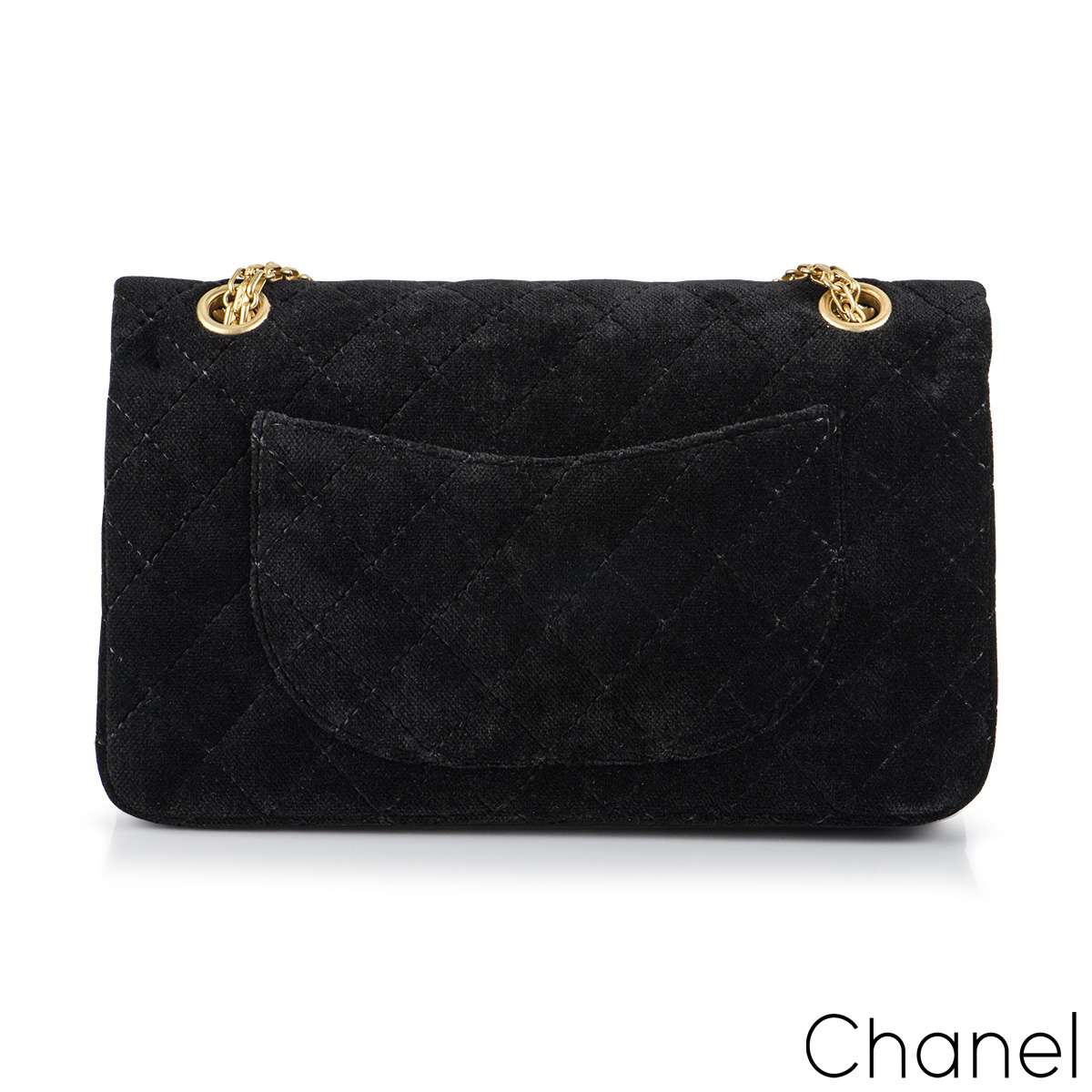 Chanel Black Quilted Distressed Lambskin 2.55 Anniversary Reissue 225 by Ann's Fabulous Finds